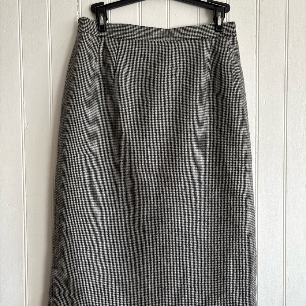 Vintage Joan Leslie Classic Pencil Gray Women's Skirt